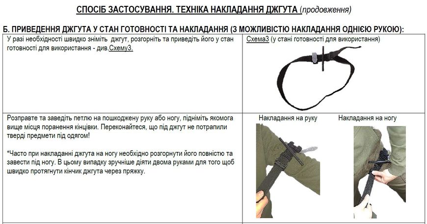 Жгут турникет для остановки кровотечения Rtur Gen турникетРемед фото