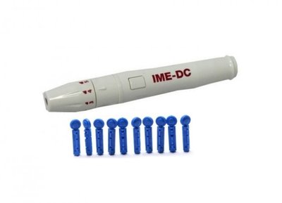 Ланцетний пристрій (ручка-проколювач) IME-DC + 10 ланцетів ручкаIME-DC  фото