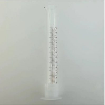 Цилиндр мерный стеклянный с носиком и подставкой из пластмассы, 250 мл ЦиліндрСкло250 мл фото