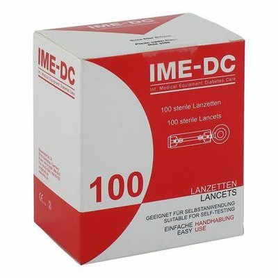Ланцети IME-DC (скарификаторы), 100 штук ланцетime-dc100 фото