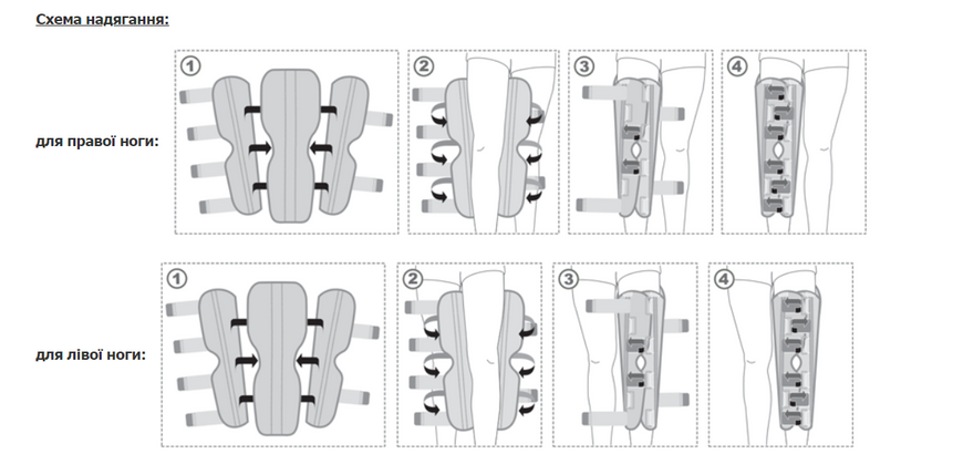 Ортез для іммобілізації колінного суглоба (ТУТОР) регульований  R6301 R6301 фото